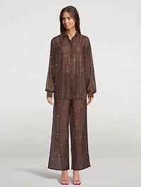 Gem Long Shirt Coverup