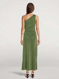 Lumière One-Shoulder Maxi Dress