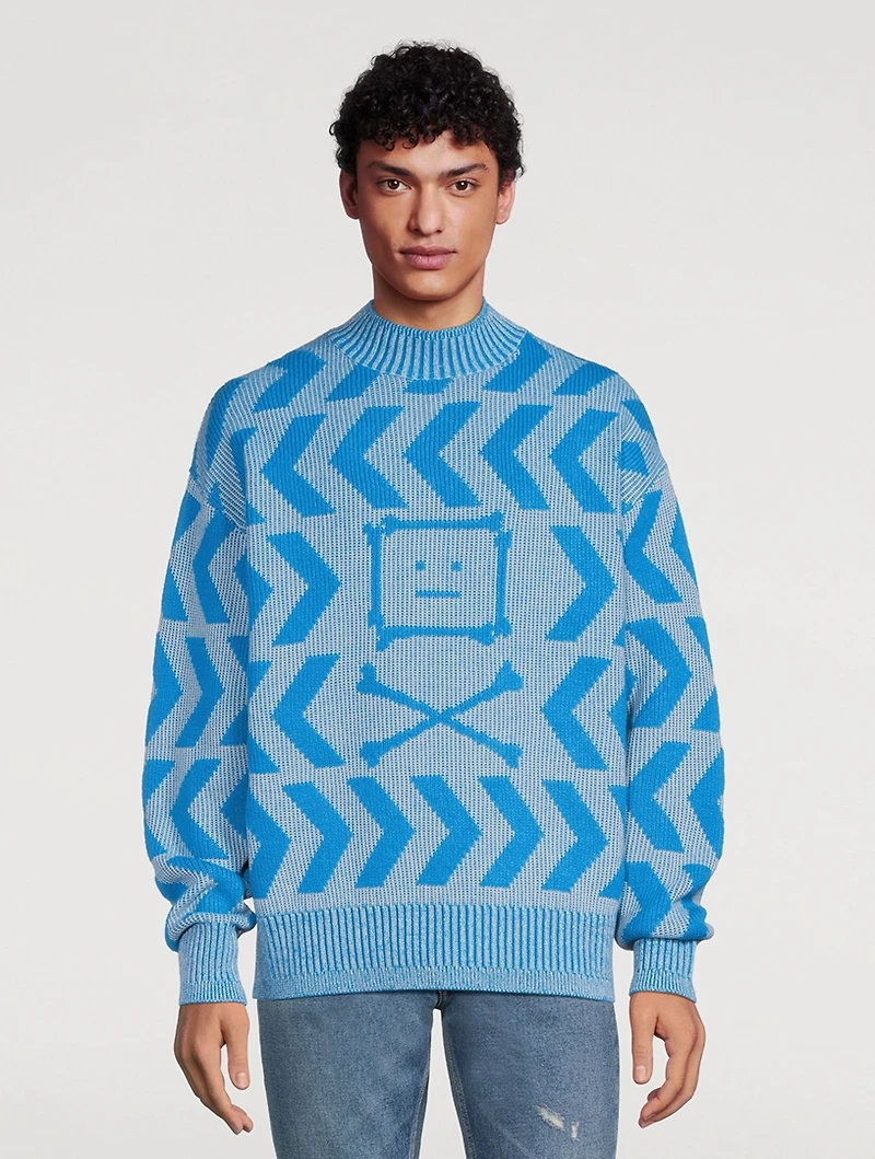 Wool And Cotton Relaxed Sweater