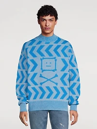 Wool And Cotton Relaxed Sweater