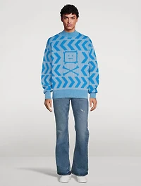 Wool And Cotton Relaxed Sweater