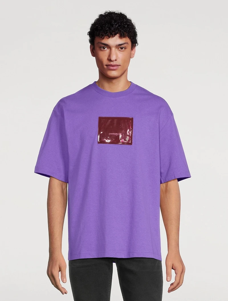 Cotton T-Shirt With Inflated Logo