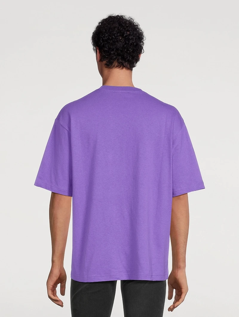 Cotton T-Shirt With Inflated Logo