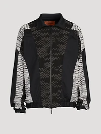 Cotton-Blend Zip Jacket