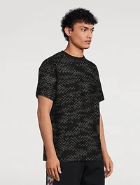 Chevron Cotton-Blend T-Shirt