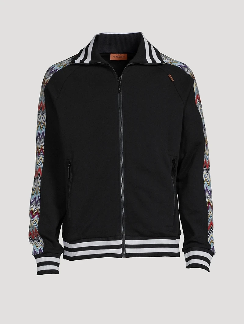 Cotton Fleece Zip Sweatshirt