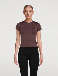 Sapient Flat Ribbed T-Shirt