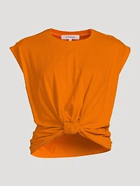 Knotted Rolled T-Shirt