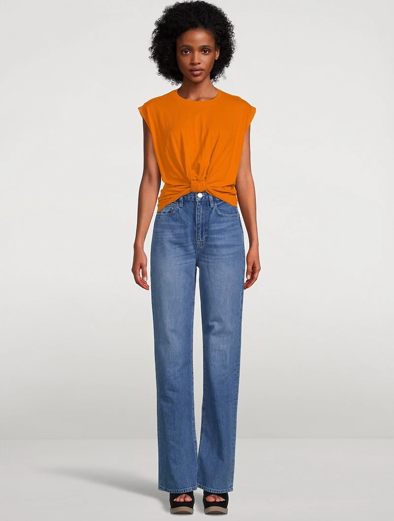 Knotted Rolled T-Shirt