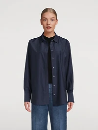 The Oversized Linear Lace Shirt