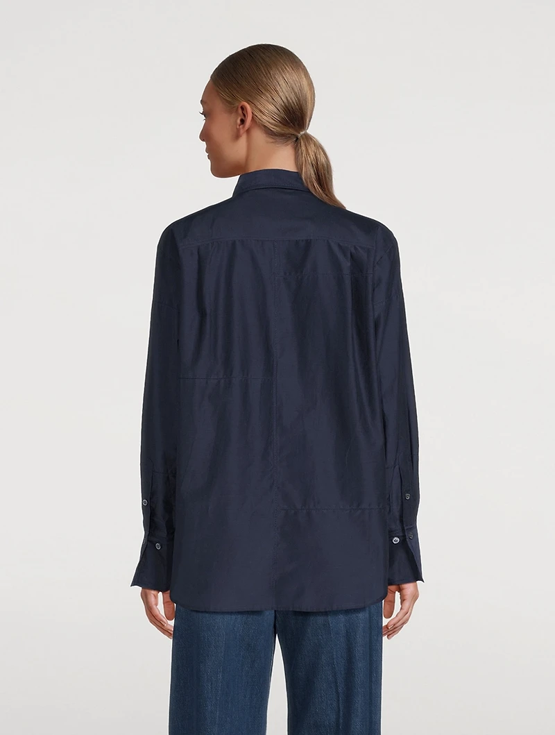 The Oversized Linear Lace Shirt