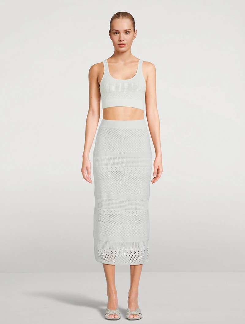 Crochet Pencil Skirt