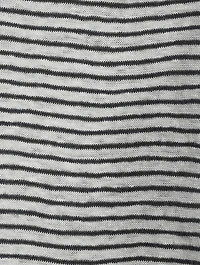 Side Cinch Muscle Tank Top Stripe Print
