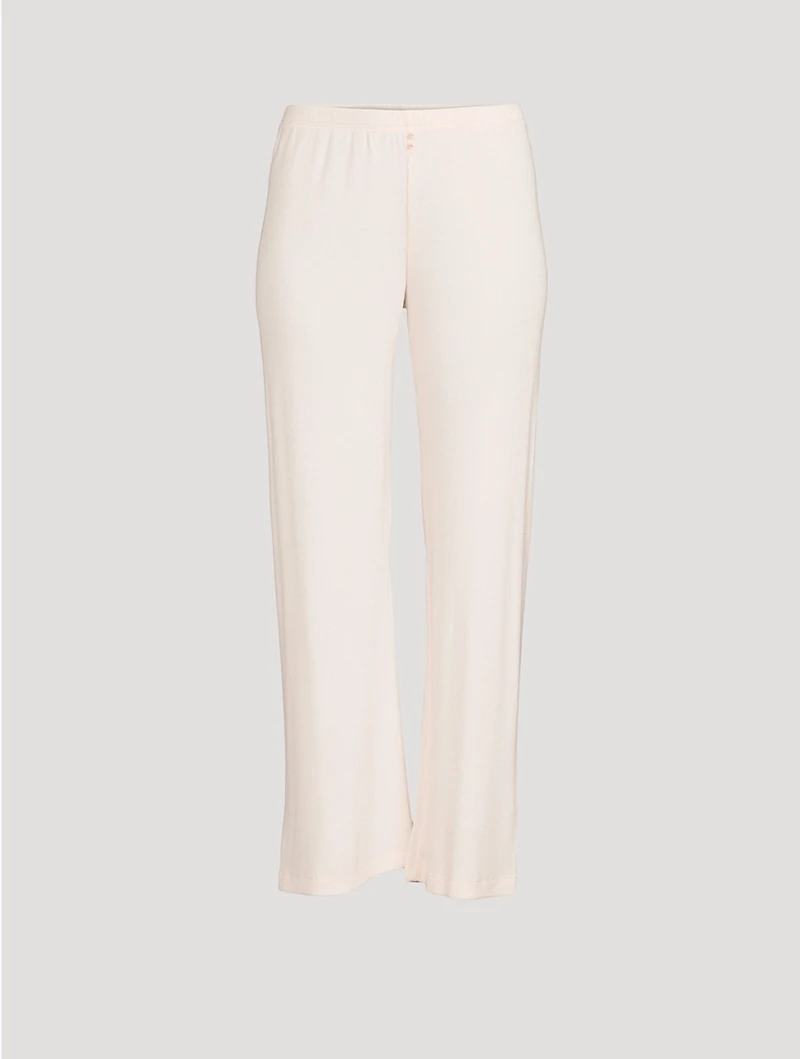 Soleil Baby Thermal Wide-Leg Pants