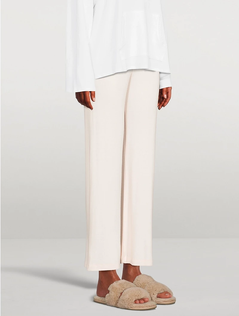 Soleil Baby Thermal Wide-Leg Pants