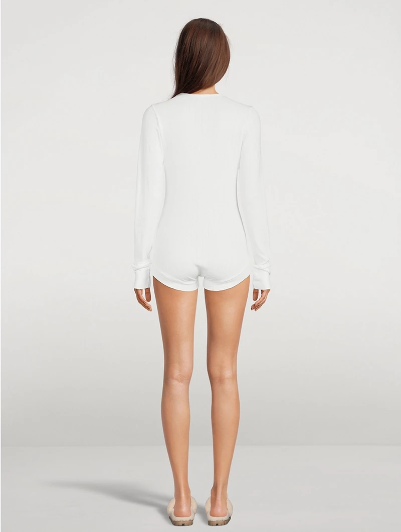 Violette Pointelle Romper