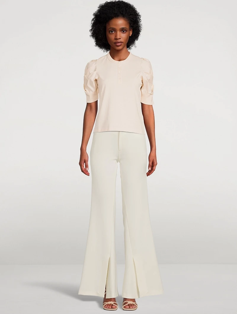 Frankie Henley Puff Sleeve Shirt