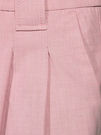 Mid-Rise Straight-Leg Trousers