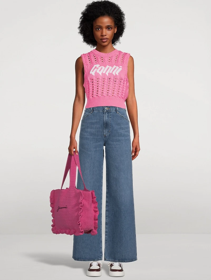 Rope Cropped Vest