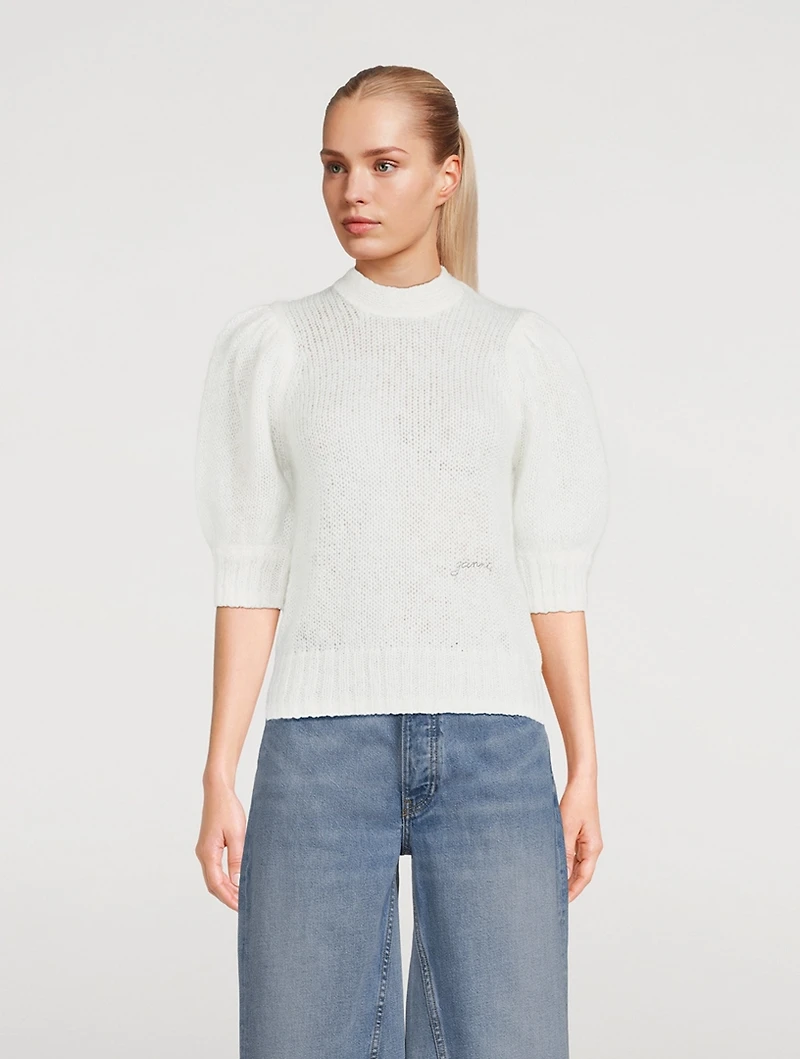 Mohair Open Back Top