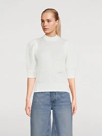 Mohair Open Back Top