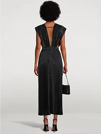 Gala Pleated Gown