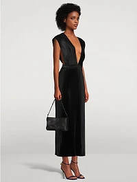 Gala Pleated Gown