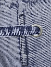 Drawstring Origami Tapered Jeans