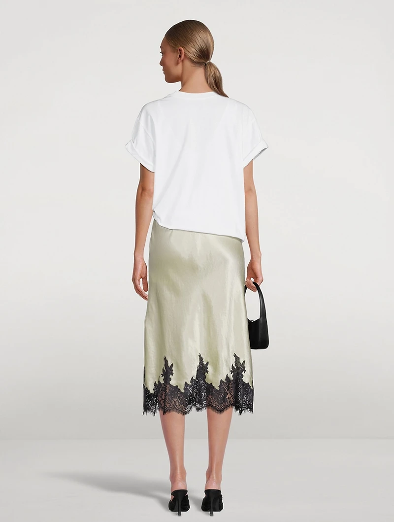 Draped T-Shirt Combo Dress