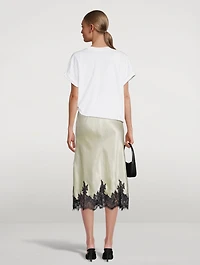 Draped T-Shirt Combo Dress