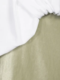 Draped T-Shirt Combo Dress