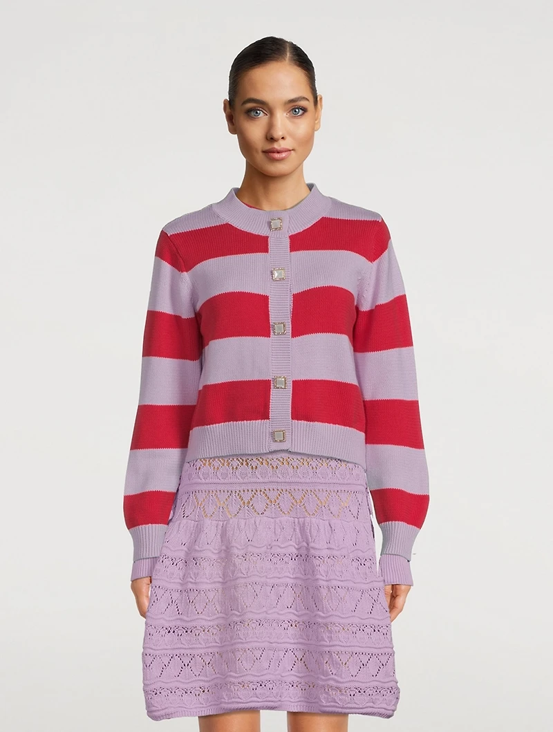 Dee Striped Cardigan