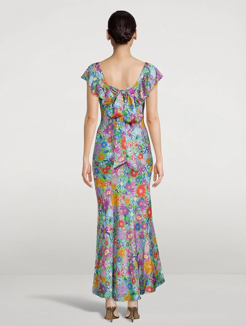 Rex Maxi Dress Floral Print