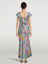 Rex Maxi Dress Floral Print