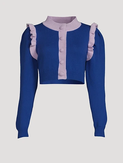 Harlow Ruffle Cardigan