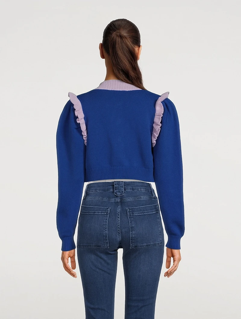 Harlow Ruffle Cardigan
