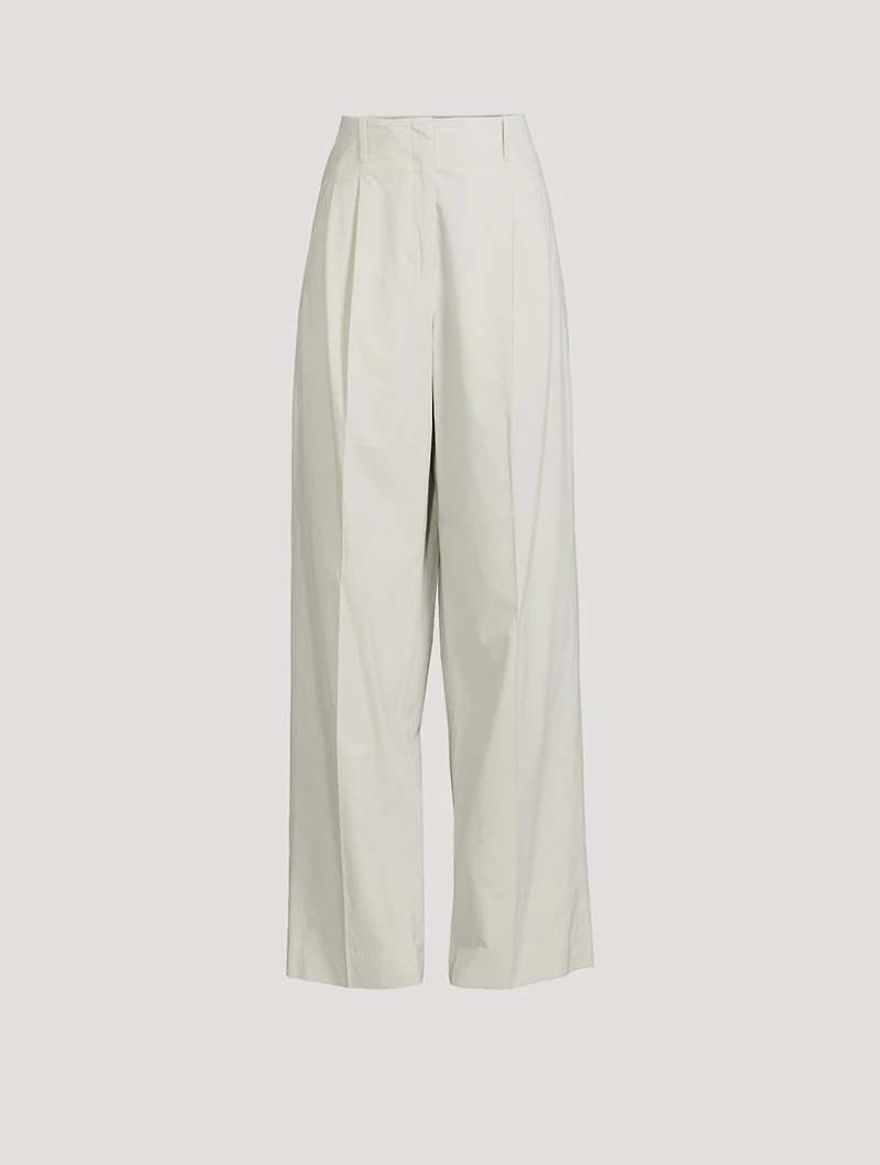 Gaugin Cotton High-Waisted Pants