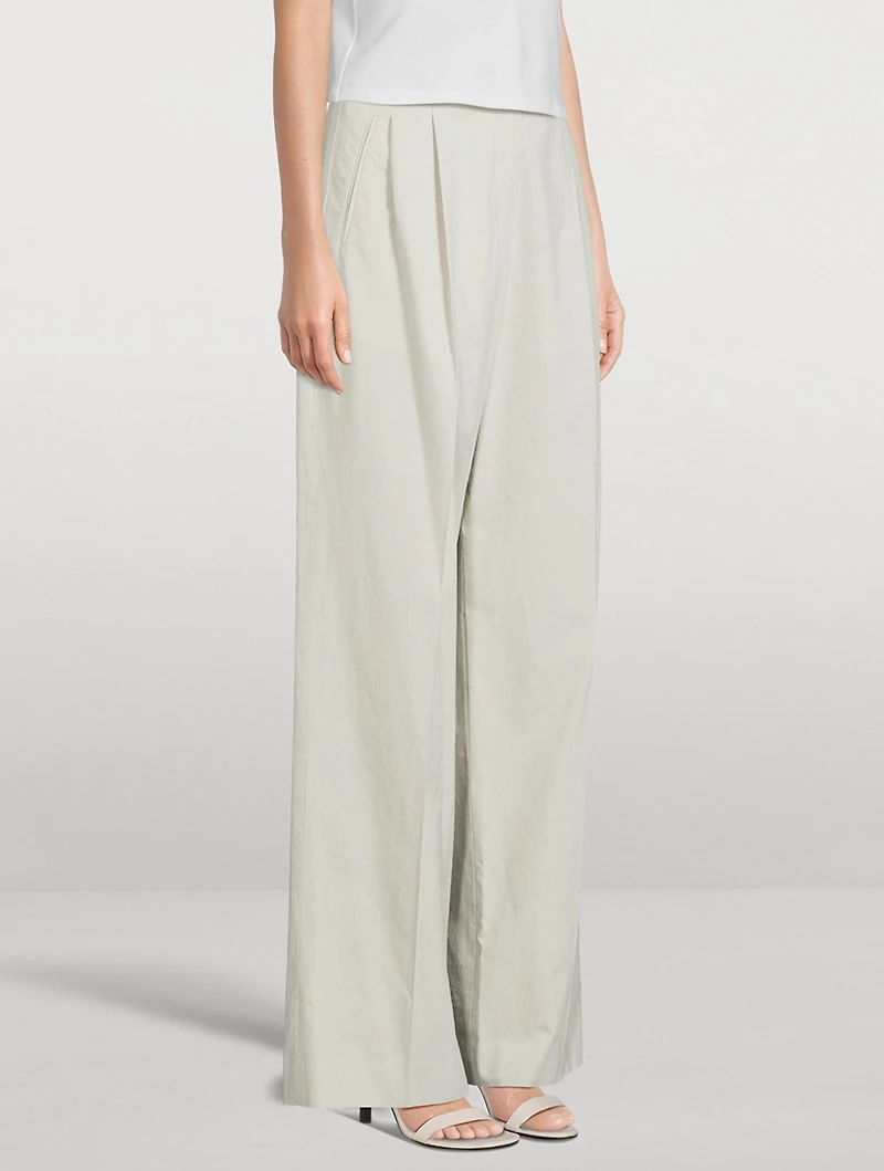 Gaugin Cotton High-Waisted Pants