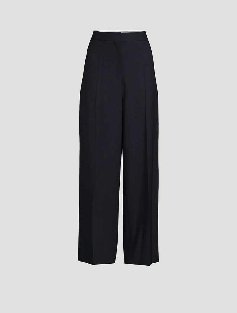Gordon Wide-Leg Wool Trousers