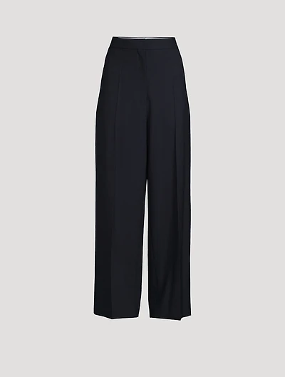 Gordon Wide-Leg Wool Trousers
