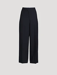 Gordon Wide-Leg Wool Trousers