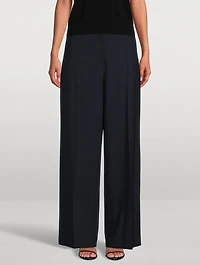 Gordon Wide-Leg Wool Trousers