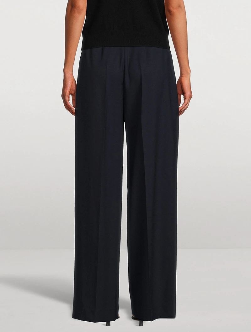 Gordon Wide-Leg Wool Trousers