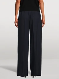 Gordon Wide-Leg Wool Trousers