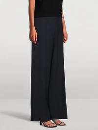 Gordon Wide-Leg Wool Trousers