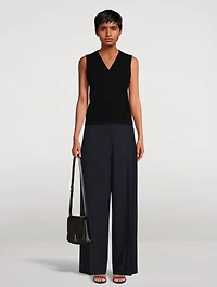 Gordon Wide-Leg Wool Trousers