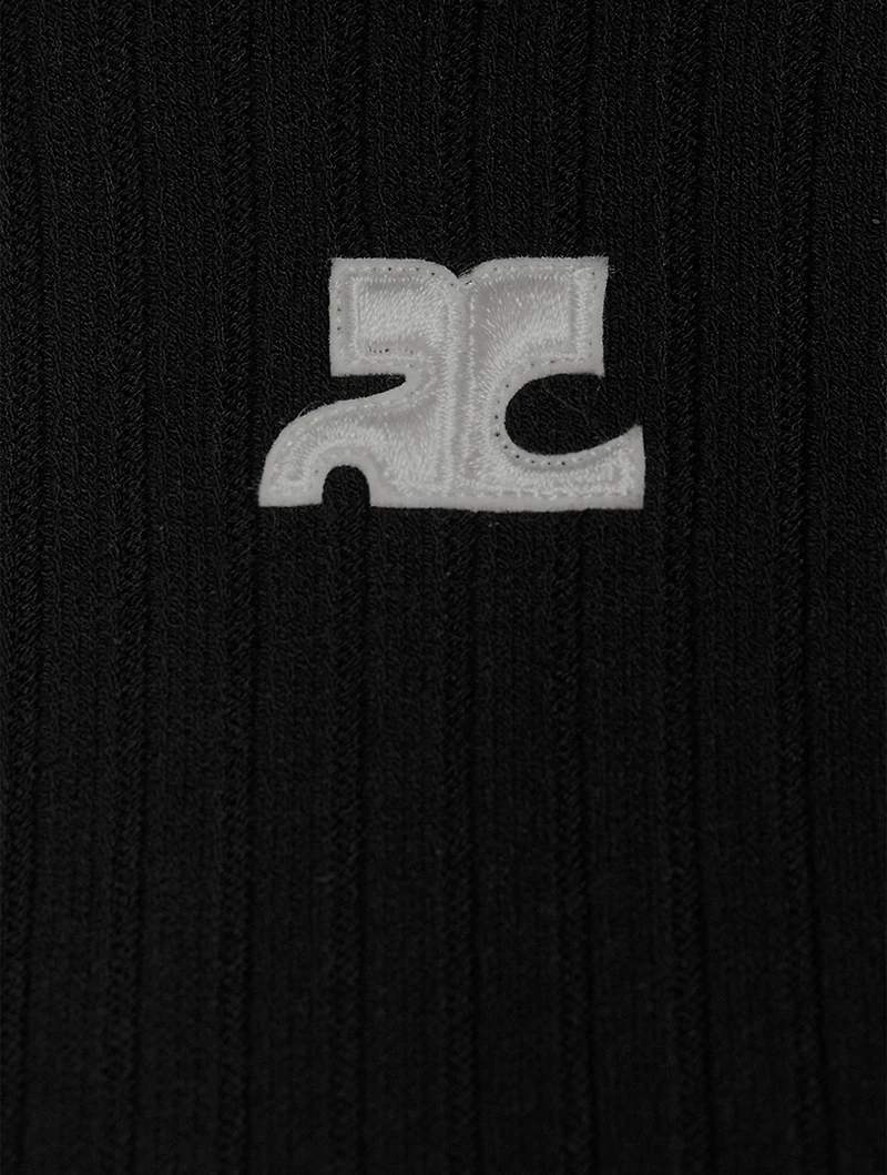 Reedition Short-Sleeve Mockneck Sweater