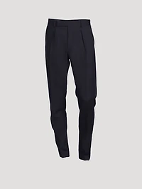 Wool Slim-Fit Pants