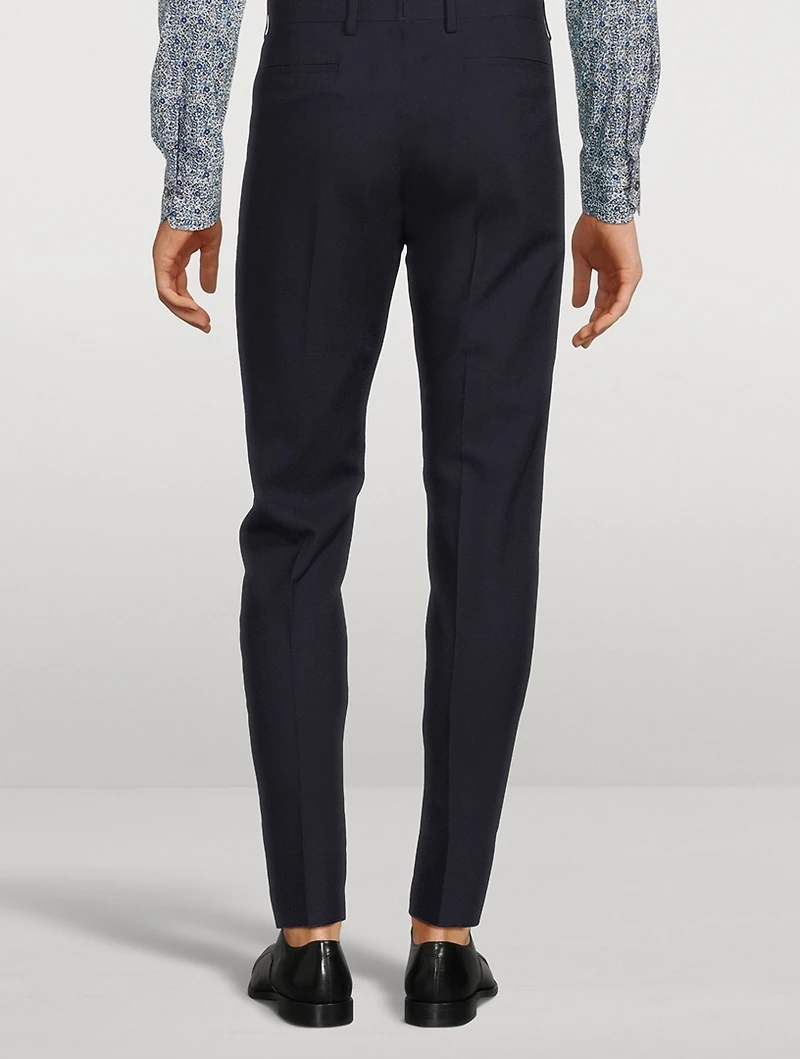 Wool Slim-Fit Pants