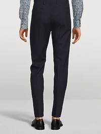 Wool Slim-Fit Pants